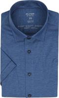Olymp Lvl 5 24/Seven Overhemd Donkerblauw