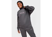 Nicce Embroidered Logo Crew Neck Sweatshirt - Only at JD, Grijs