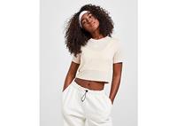 Nike Slim Crop T-Shirt - Damen, Sand Drift/White