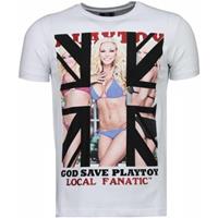 Local Fanatic  T-Shirt God Save Playtoy Strass