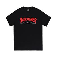 Thrasher - Godzilla Tee Black - - T-Shirts