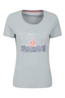 Mountain Warehouse Sail Boat Bio-T-Shirt für Damen - Blau