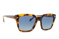 VOGUE VO5380S | Herren-Sonnenbrille | Eckig | Fassung: Kunststoff Havanna | Glasfarbe: Blau / Grau