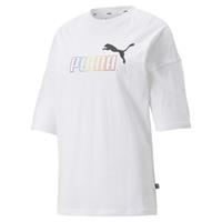 Puma T-Shirt »Essentials+ Rainbow Damen T-Shirt Oversized«