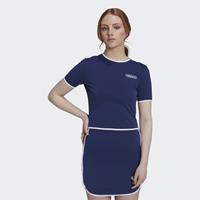 adidasoriginals adidas Originals Frauen T-Shirt Cropped in blau