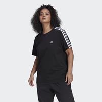 adidas Sportswear T-Shirt "ESSENTIALS SLIM 3-STREIFEN – GROSSE GRÖSSEN"