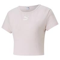 Puma T-Shirt »Classics Strukturiertes Damen T-Shirt Regular«