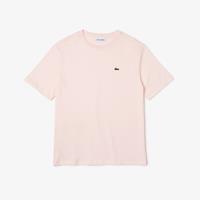 Lacoste Damen-T-Shirt aus Premium-Baumwolle - Hellrosa 
