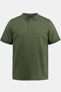 JP1880 T-Shirt Henley Basic Knopfleiste Halbarm