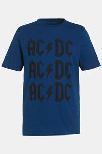 Übergröße : Jp1880, T-Shirt mit ACDC-Print in Blau