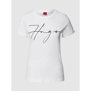 HUGO Women's The Slim T-Shirt 17 - White - L