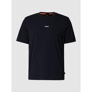 BOSS Casualwear T-shirt met merkopschrift