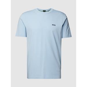 BOSS Green BOSS Athleisure Logo-Print Cotton-Blend Jersey T-Shirt - L