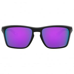 OAKLEY OO9448 SYLAS | Herren-Sonnenbrille | Eckig | Fassung: Kunststoff Schwarz | Glasfarbe: Lila