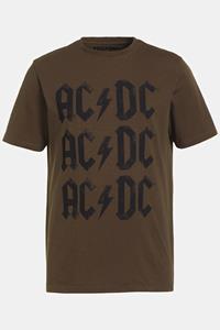 Übergröße : Jp1880, T-Shirt mit ACDC-Print in Braun