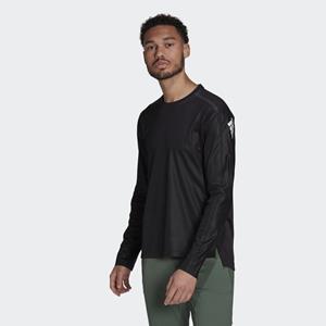 adidas Workout PU-Coated Longsleeve Schwarz