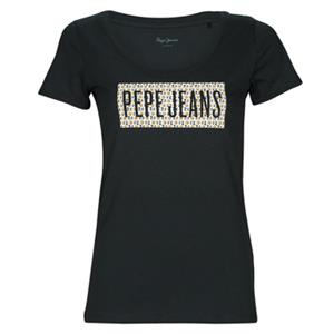 Pepe jeans T-shirt met korte mouwen, motief vooraan