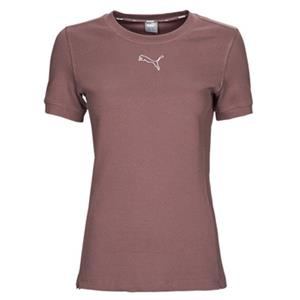 Puma T-shirt met ronde hals en korte mouwen, aansluitende snit