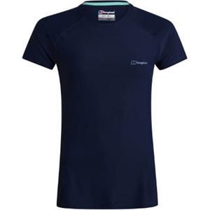 Women's Berghaus 24/7 Short Sleeve Tech Baselayer T-Shirt in Blue