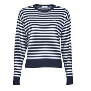 Lacoste Damen Lacoste Woll-Pullover mit Streifen - Black/White 