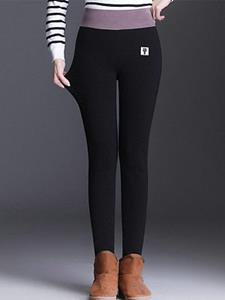 BERRYLOOK New Fashion Casual Plus Cashmere Wild Trousers Women