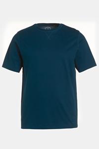 Übergröße : Jp1880, T-Shirt mit Flockdruck in Blau