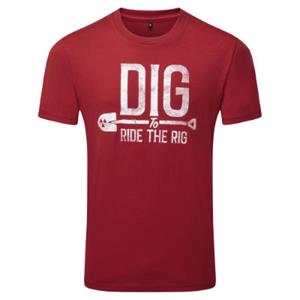 Nukeproof Dig to Ride T-Shirt AW22 - Dunkelrot}