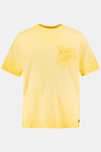 JP1880 Poloshirt »T-Shirt Halbarm cool dyed Brusttasche Print«