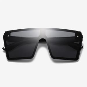 SaraMart Übergroße Quadratische Sonnenbrille Frauen Luxusmarke Mode Flat Top Klare Linse Einteilige Männer Schatten Spiegel UV400 Vintage Brillen Sonnenbrille