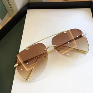 SaraMart New Sunglasses For Men Vintage Rimless Aviation Pilot Sun Glasses Female Metal Oval Shades Retro Fashion Rimless gradient sunglasses UV400 Eyewear