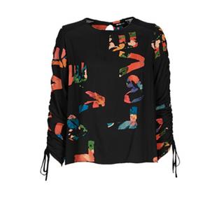 desigual Blouse met verstelbare mouwen Love - BLACK