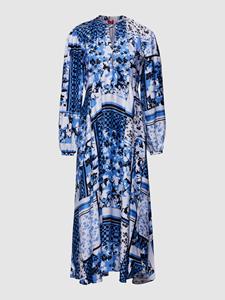 HUGO Maxi-jurk met all-over motief, model 'Kisaka'