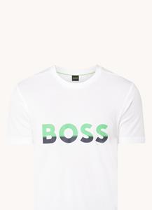 BOSS Green Logo 1 Cotton-Jersey T-Shirt - L