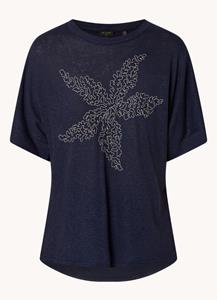 Ted Baker Starzia Melange-Jersey T-shirt - UK 10