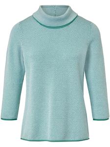 Peter Hahn, 3/4 Arm-Pullover Cotton in blau, Sweatshirts und Hoodies für Damen