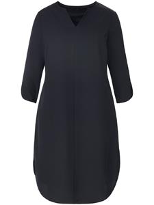 EMILIA LAY, Shirtkleid Dress With 3/4-Length Sleeves in schwarz, Kleider für Damen