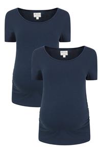 Mountain Warehouse Turmalin Schwangerschafts-T-Shirt - Multipack - Marineblau