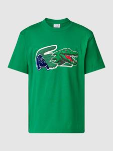 Lacoste Herren Krokodil-T-Shirt mit weitem Schnitt - Grün 