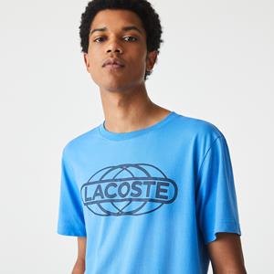 Lacoste Herren  Sport T-Shirt aus Bio-Jersey - Blau 