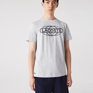 Lacoste Herren  Sport T-Shirt aus Bio-Jersey - Heidekraut Grau 