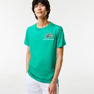 Lacoste Herren  Sport Tennis-T-Shirt mit Krokodilaufdruck - Grün 