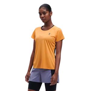 On Performance-T Damen T-Shirt mango/black,orange-schwarz 