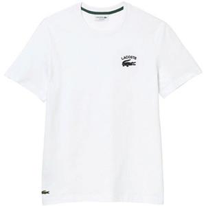 Lacoste Herren  T-Shirt aus Baumwolljersey - Weiß 