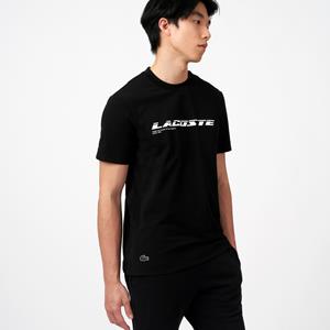 Lacoste Herren T-Shirt aus Piqué mit Logo - Schwarz 