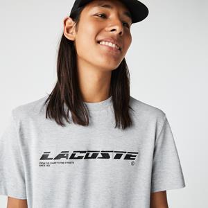 Lacoste Herren T-Shirt aus Piqué mit Logo - Heidekraut Grau 