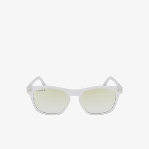 Lacoste Herren  Active Sonnenbrille aus Kunststoff - MATTE CRYSTAL 
