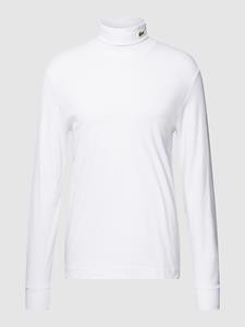 Lacoste Herren-Shirt mit Rollkragen aus Bio-Baumwolle - Weiß 