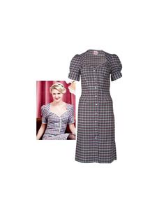 Rockabilly Clothing 40s dress checked