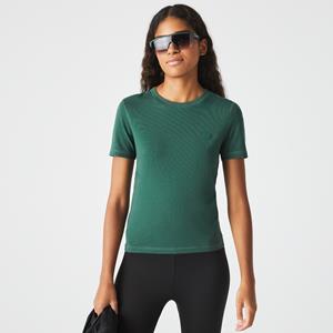Lacoste Damen T-Shirt aus Baumwollmischung - Grün 