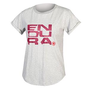Endura Wms One Clan Organic T-Shirt grau,hellgrau Damen 